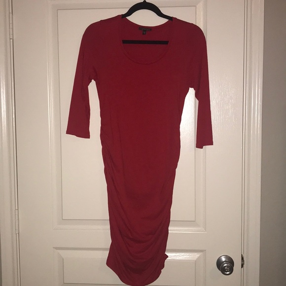 Express Dresses & Skirts - LIKE NEW EXPRESS 3/4 Sleeved Ruched Dress
